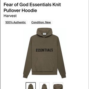 Essentials hoodie worn a few times